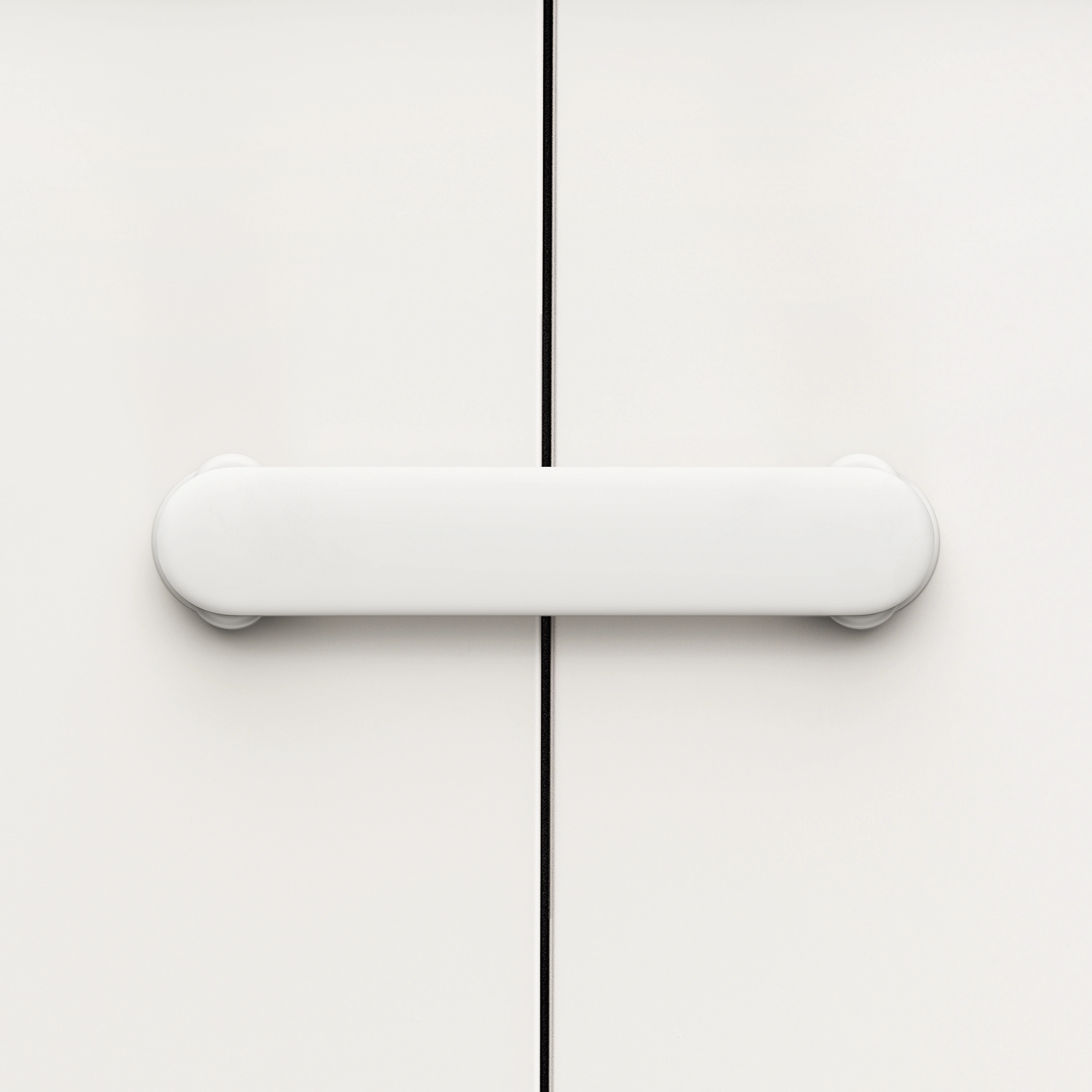 Pom Strap Lock — babyproof cabinets, drawers, and appliances with a modern, durable safety lock. Easy to install, secure, and designed for busy little ones.