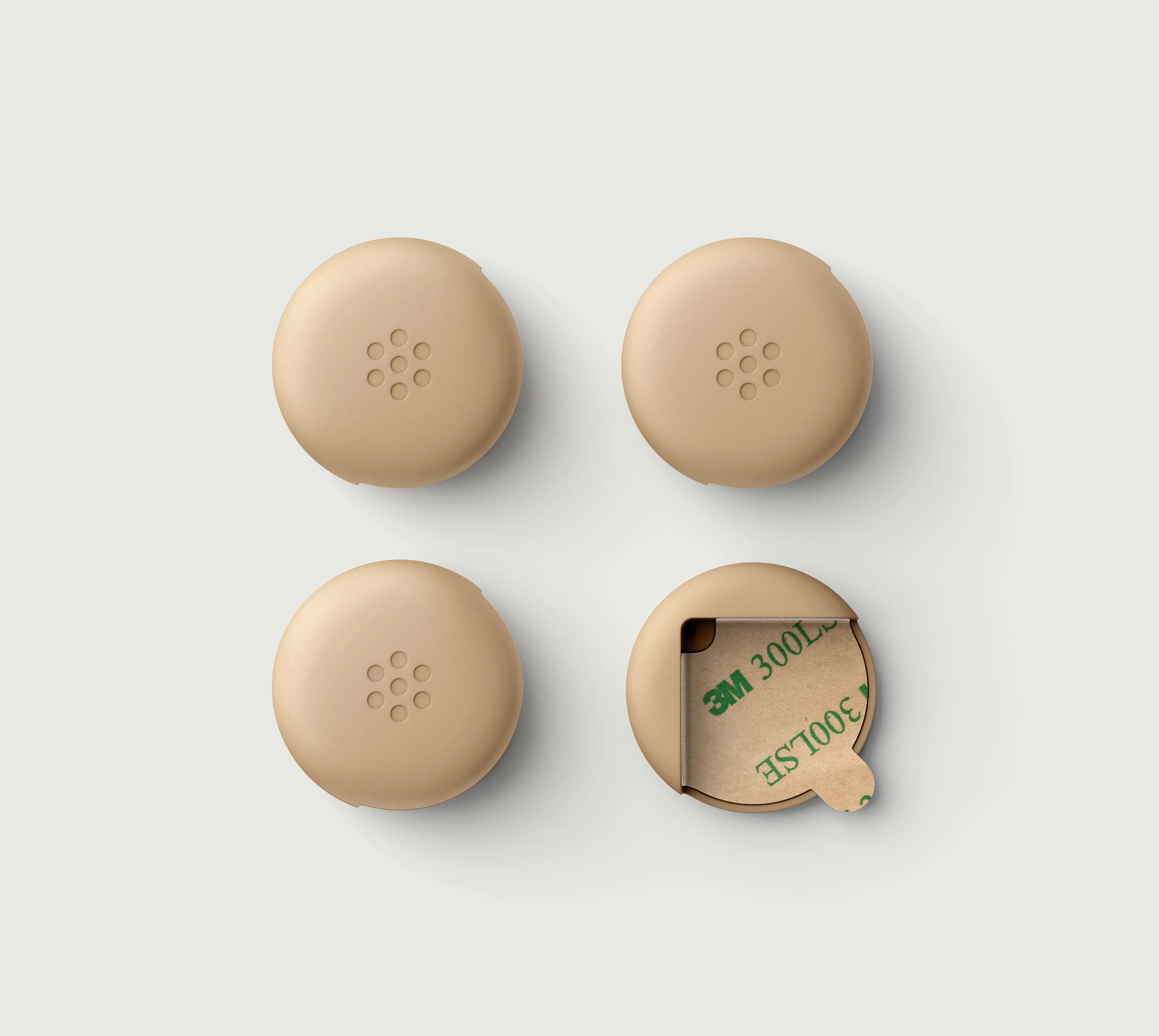 Pom Corner Protector — soft silicone babyproofing guard for sharp furniture corners